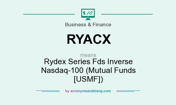 What does RYACX mean? It stands for Rydex Series Fds Inverse Nasdaq-100 (Mutual Funds [USMF])