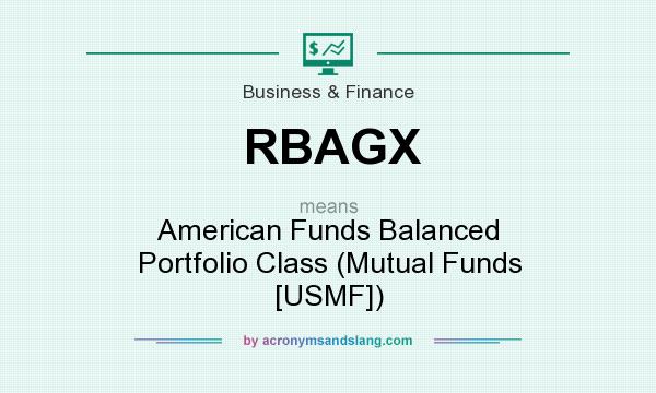 What does RBAGX mean? It stands for American Funds Balanced Portfolio Class (Mutual Funds [USMF])