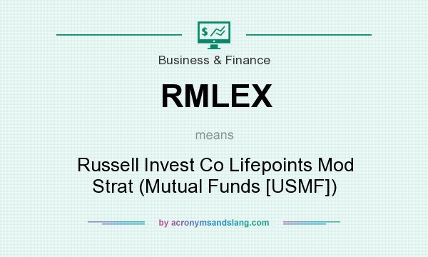 What does RMLEX mean? It stands for Russell Invest Co Lifepoints Mod Strat (Mutual Funds [USMF])