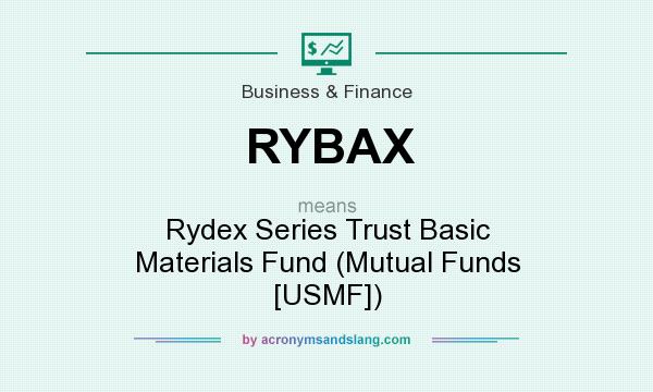 What does RYBAX mean? It stands for Rydex Series Trust Basic Materials Fund (Mutual Funds [USMF])