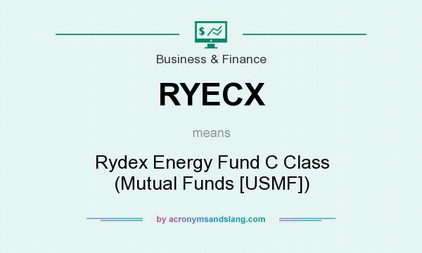 What does RYECX mean? It stands for Rydex Energy Fund C Class (Mutual Funds [USMF])