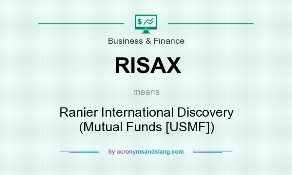What does RISAX mean? It stands for Ranier International Discovery (Mutual Funds [USMF])