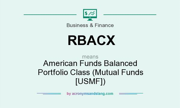 What does RBACX mean? It stands for American Funds Balanced Portfolio Class (Mutual Funds [USMF])