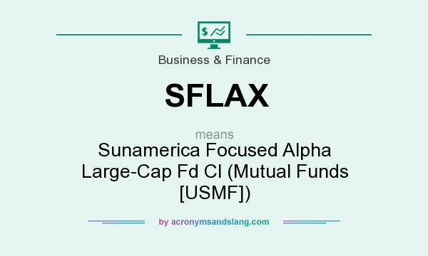 What does SFLAX mean? It stands for Sunamerica Focused Alpha Large-Cap Fd Cl (Mutual Funds [USMF])