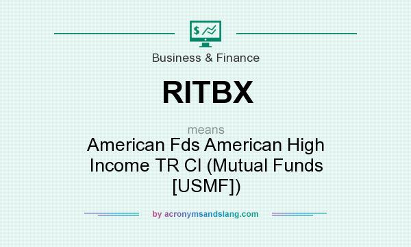 What does RITBX mean? It stands for American Fds American High Income TR Cl (Mutual Funds [USMF])
