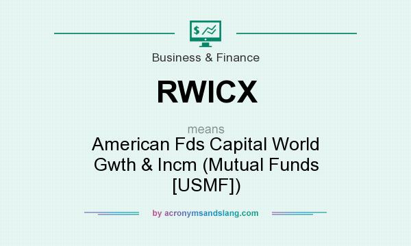 What does RWICX mean? It stands for American Fds Capital World Gwth & Incm (Mutual Funds [USMF])