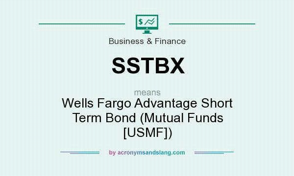 What does SSTBX mean? It stands for Wells Fargo Advantage Short Term Bond (Mutual Funds [USMF])
