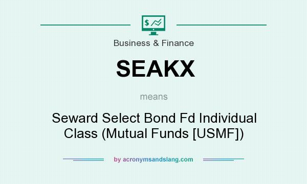 What does SEAKX mean? It stands for Seward Select Bond Fd Individual Class (Mutual Funds [USMF])