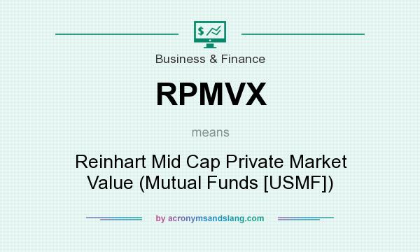What does RPMVX mean? It stands for Reinhart Mid Cap Private Market Value (Mutual Funds [USMF])