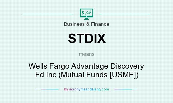 What does STDIX mean? It stands for Wells Fargo Advantage Discovery Fd Inc (Mutual Funds [USMF])