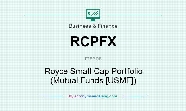 What does RCPFX mean? It stands for Royce Small-Cap Portfolio (Mutual Funds [USMF])