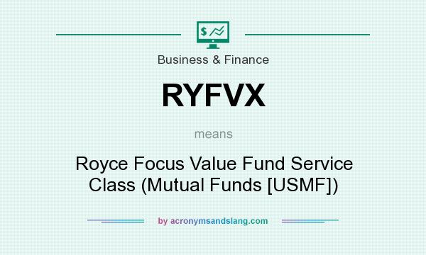 What does RYFVX mean? It stands for Royce Focus Value Fund Service Class (Mutual Funds [USMF])