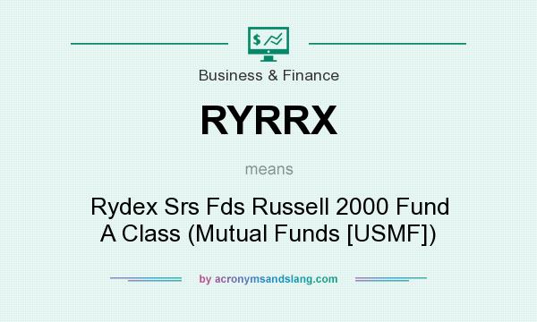 What does RYRRX mean? It stands for Rydex Srs Fds Russell 2000 Fund A Class (Mutual Funds [USMF])