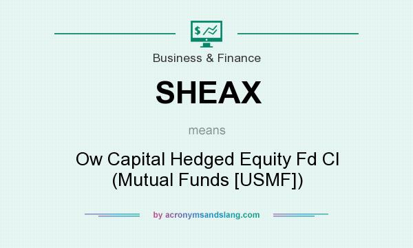 What does SHEAX mean? It stands for Ow Capital Hedged Equity Fd Cl (Mutual Funds [USMF])