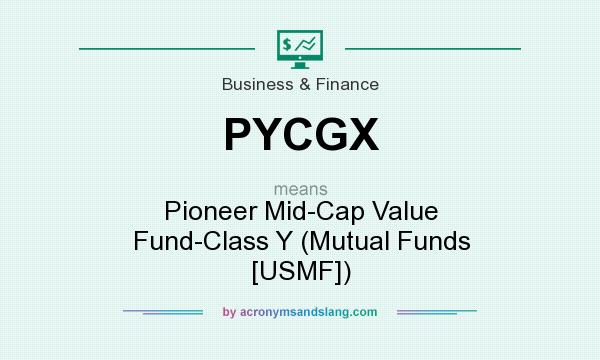 What does PYCGX mean? It stands for Pioneer Mid-Cap Value Fund-Class Y (Mutual Funds [USMF])