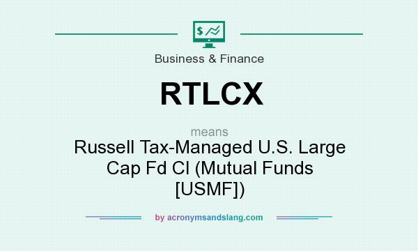 What does RTLCX mean? It stands for Russell Tax-Managed U.S. Large Cap Fd Cl (Mutual Funds [USMF])