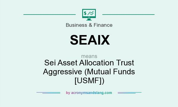 What does SEAIX mean? It stands for Sei Asset Allocation Trust Aggressive (Mutual Funds [USMF])