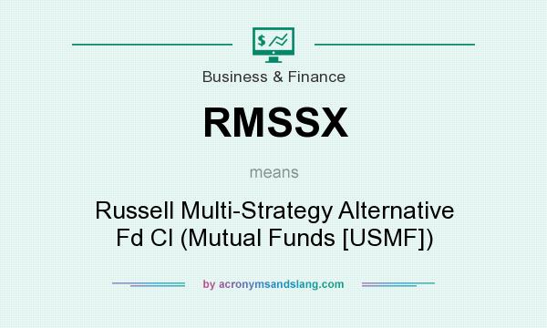 What does RMSSX mean? It stands for Russell Multi-Strategy Alternative Fd Cl (Mutual Funds [USMF])