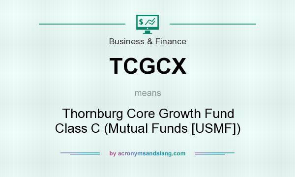 What does TCGCX mean? It stands for Thornburg Core Growth Fund Class C (Mutual Funds [USMF])