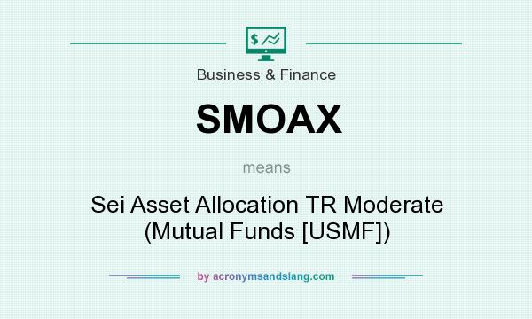 What does SMOAX mean? It stands for Sei Asset Allocation TR Moderate (Mutual Funds [USMF])