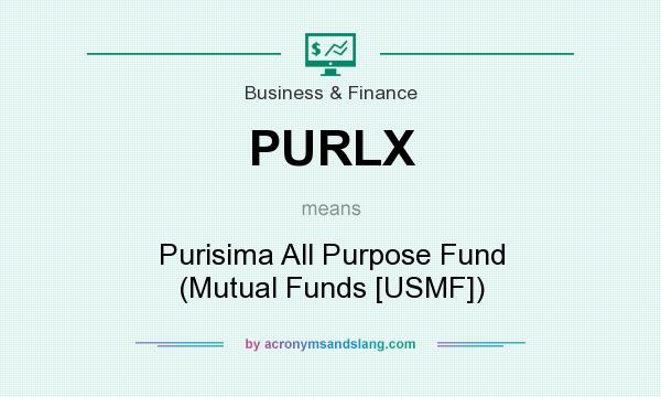 What does PURLX mean? It stands for Purisima All Purpose Fund (Mutual Funds [USMF])