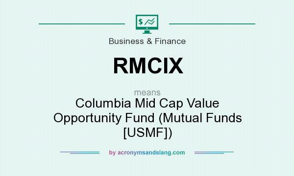 What does RMCIX mean? It stands for Columbia Mid Cap Value Opportunity Fund (Mutual Funds [USMF])