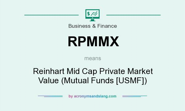 What does RPMMX mean? It stands for Reinhart Mid Cap Private Market Value (Mutual Funds [USMF])