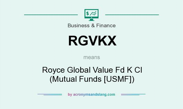 What does RGVKX mean? It stands for Royce Global Value Fd K Cl (Mutual Funds [USMF])