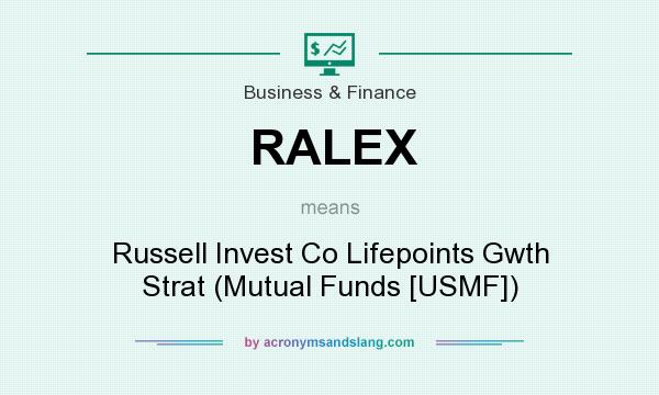 What does RALEX mean? It stands for Russell Invest Co Lifepoints Gwth Strat (Mutual Funds [USMF])