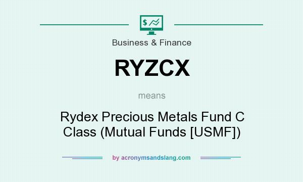 What does RYZCX mean? It stands for Rydex Precious Metals Fund C Class (Mutual Funds [USMF])