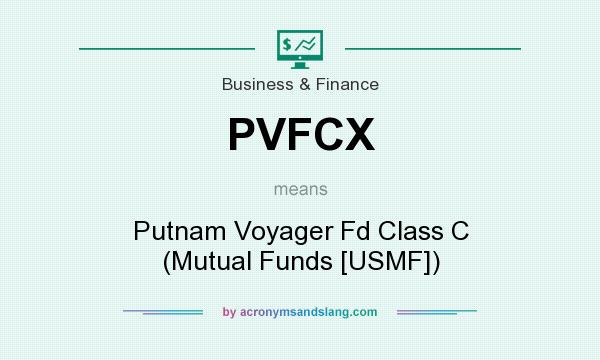 What does PVFCX mean? It stands for Putnam Voyager Fd Class C (Mutual Funds [USMF])