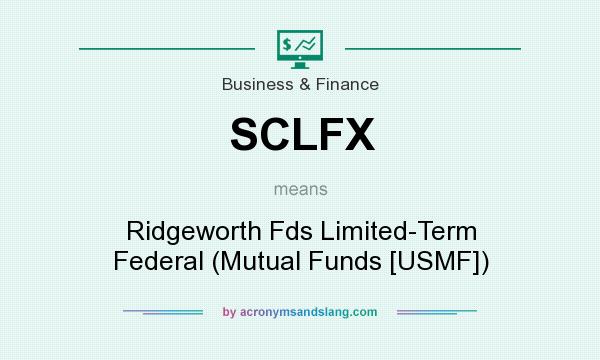 What does SCLFX mean? It stands for Ridgeworth Fds Limited-Term Federal (Mutual Funds [USMF])
