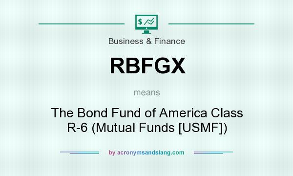 What does RBFGX mean? It stands for The Bond Fund of America Class R-6 (Mutual Funds [USMF])