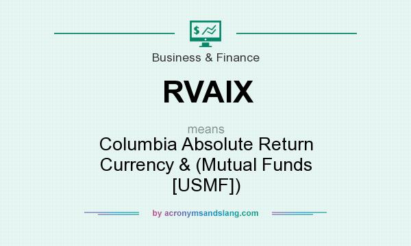 What does RVAIX mean? It stands for Columbia Absolute Return Currency & (Mutual Funds [USMF])