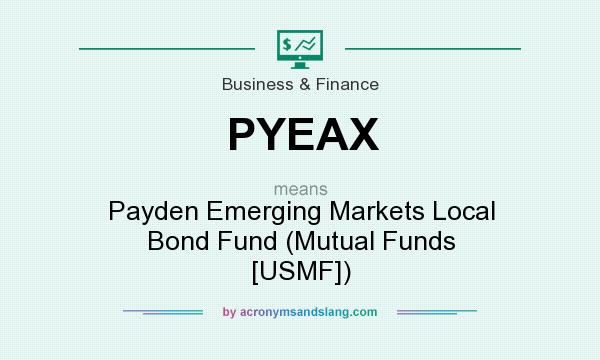 What does PYEAX mean? It stands for Payden Emerging Markets Local Bond Fund (Mutual Funds [USMF])
