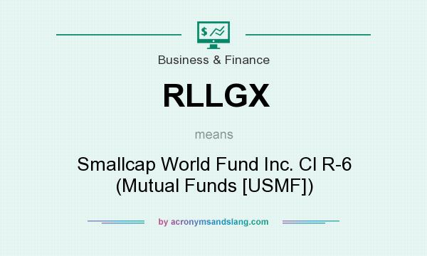 What does RLLGX mean? It stands for Smallcap World Fund Inc. Cl R-6 (Mutual Funds [USMF])