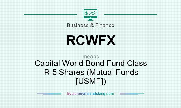 What does RCWFX mean? It stands for Capital World Bond Fund Class R-5 Shares (Mutual Funds [USMF])
