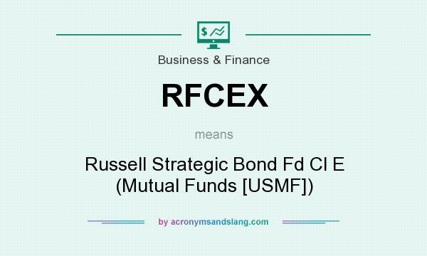 What does RFCEX mean? It stands for Russell Strategic Bond Fd Cl E (Mutual Funds [USMF])