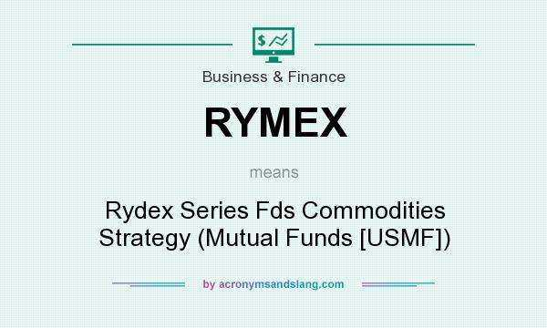 What does RYMEX mean? It stands for Rydex Series Fds Commodities Strategy (Mutual Funds [USMF])