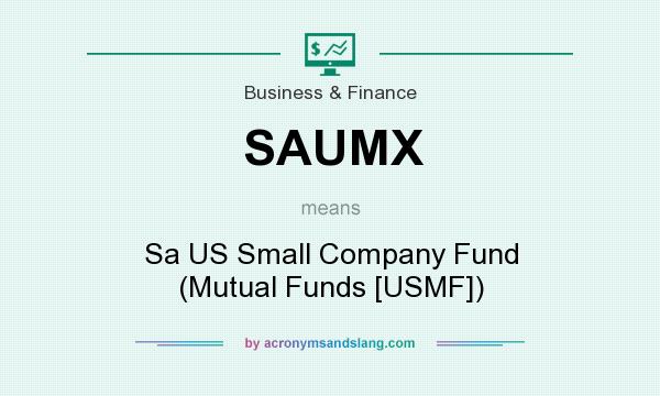 What does SAUMX mean? It stands for Sa US Small Company Fund (Mutual Funds [USMF])