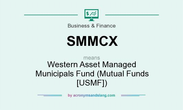 What does SMMCX mean? It stands for Western Asset Managed Municipals Fund (Mutual Funds [USMF])