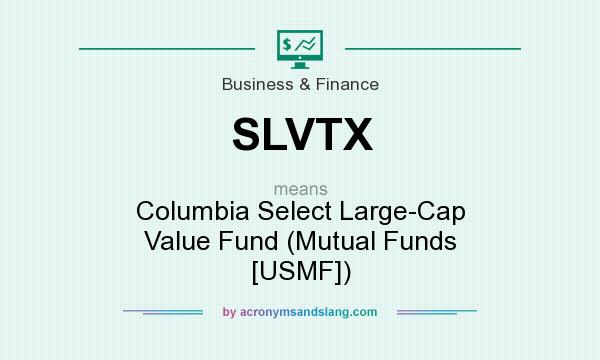 What does SLVTX mean? It stands for Columbia Select Large-Cap Value Fund (Mutual Funds [USMF])