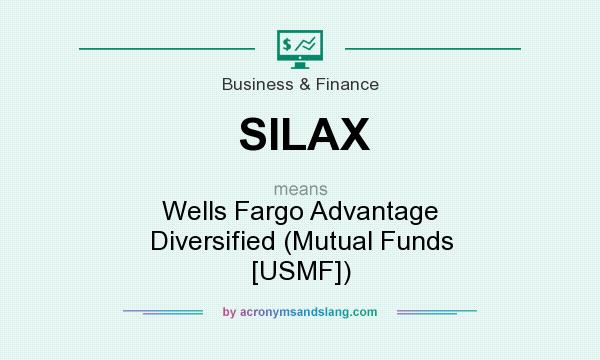 What does SILAX mean? It stands for Wells Fargo Advantage Diversified (Mutual Funds [USMF])