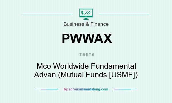 What does PWWAX mean? It stands for Mco Worldwide Fundamental Advan (Mutual Funds [USMF])