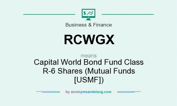What does RCWGX mean? It stands for Capital World Bond Fund Class R-6 Shares (Mutual Funds [USMF])