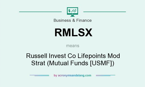 What does RMLSX mean? It stands for Russell Invest Co Lifepoints Mod Strat (Mutual Funds [USMF])