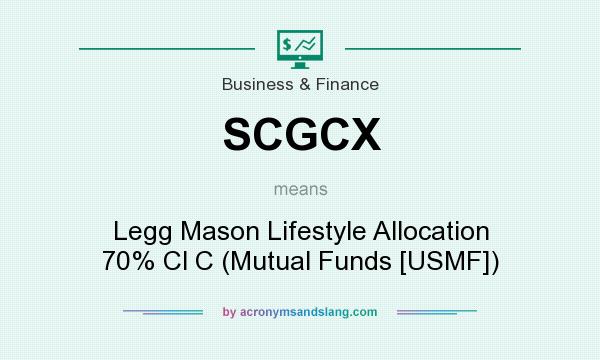 What does SCGCX mean? It stands for Legg Mason Lifestyle Allocation 70% Cl C (Mutual Funds [USMF])
