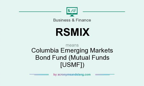 What does RSMIX mean? It stands for Columbia Emerging Markets Bond Fund (Mutual Funds [USMF])