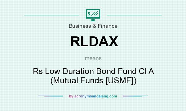 What does RLDAX mean? It stands for Rs Low Duration Bond Fund Cl A (Mutual Funds [USMF])