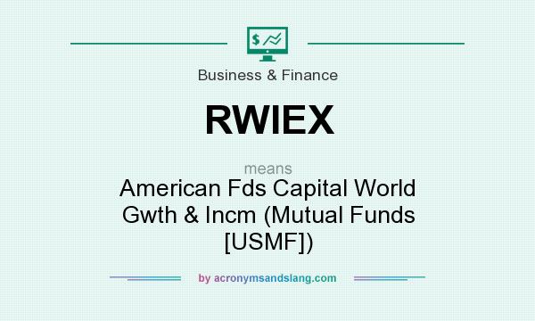 What does RWIEX mean? It stands for American Fds Capital World Gwth & Incm (Mutual Funds [USMF])